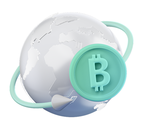 World globe icon representing global payments