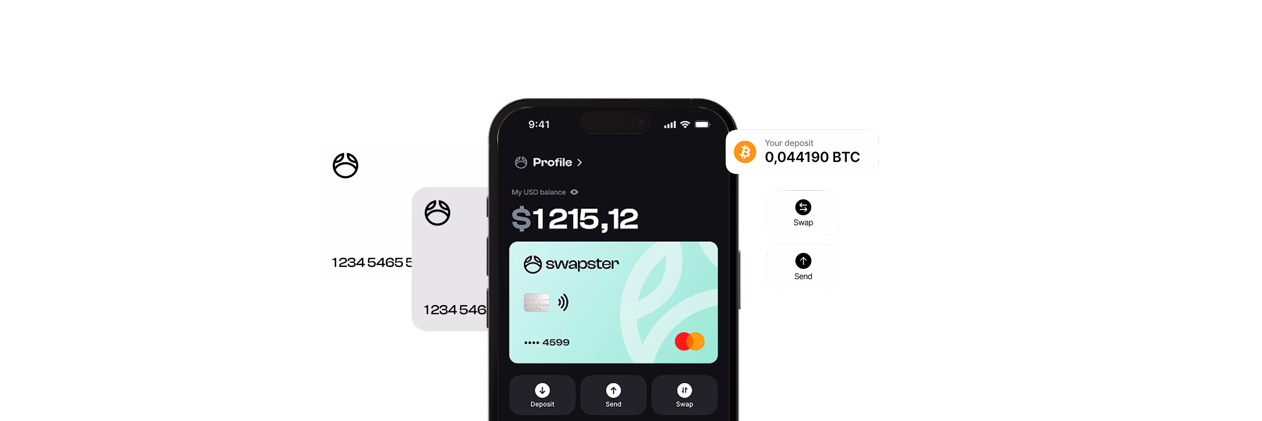 Swapster mobile app interface preview