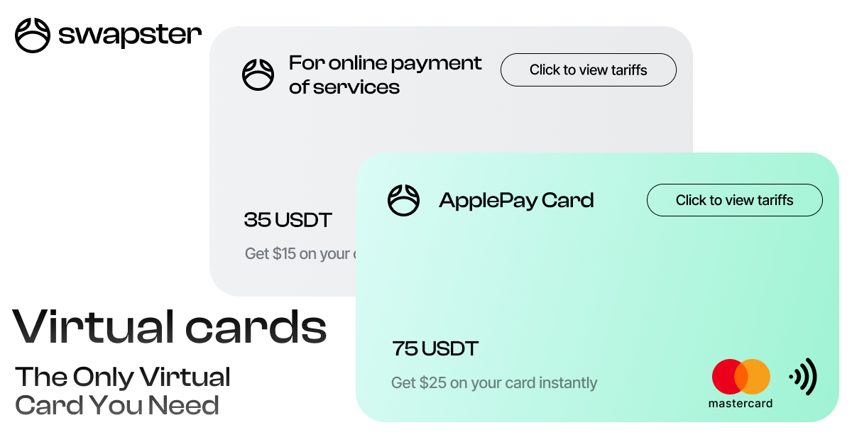 Mastercard Virtual Wallet Swapster Virtual Card — Instant Digital Card for Online Payments, Apple ...